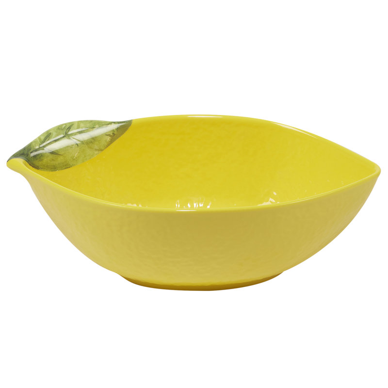 Certified International 3D Lemon 5Pc Serving Bowl Set