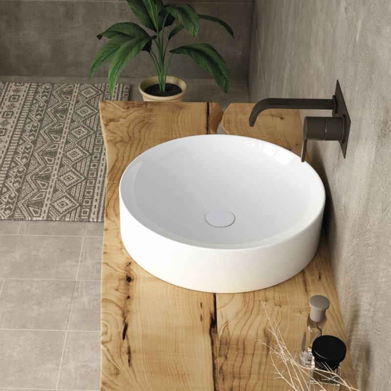 Velanso Verontis 17'' Fireclay Circular Bathroom Sink