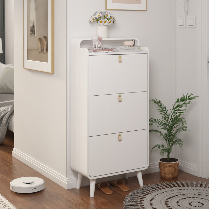Versatile Shoe Cabinet With Multiple Drawers For Organized Storage