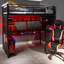 Single (3') Loft Bed with Desk by X Rocker