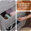 Organisateur de rangement en tissu à 4 tiroirs pour garde-robe