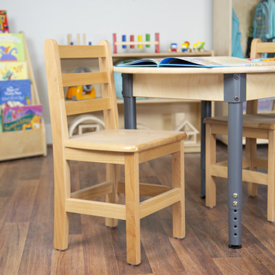 Hardwood Ladderback Chair-Carton of (2)