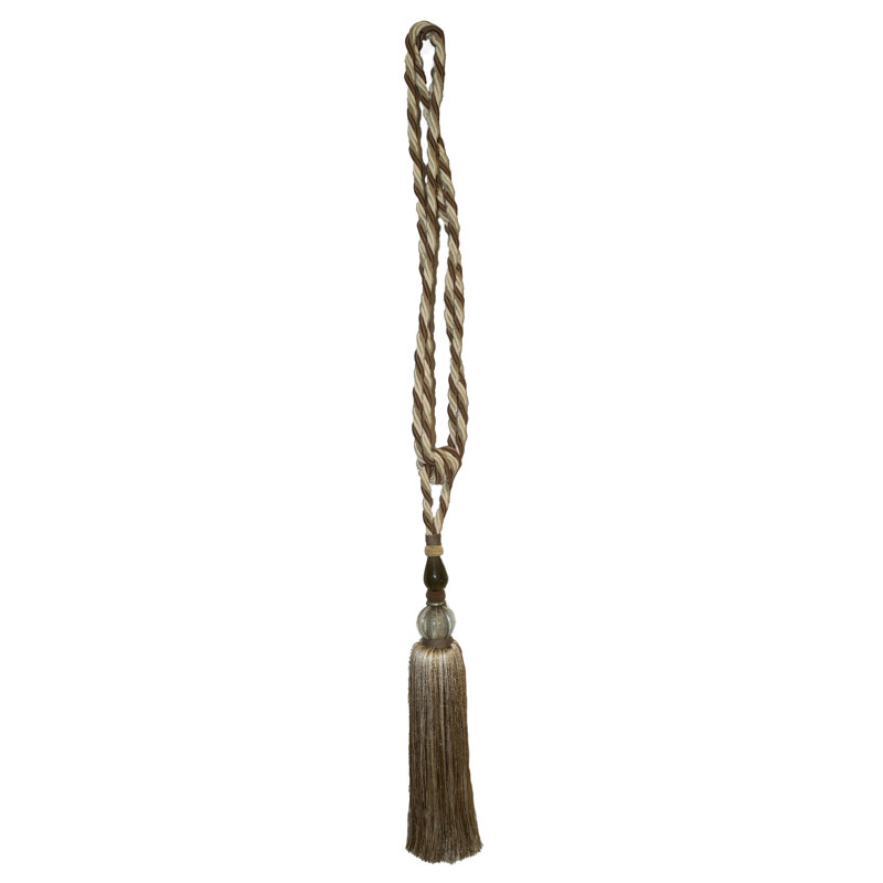 Rayon Curtain Tieback, Brown