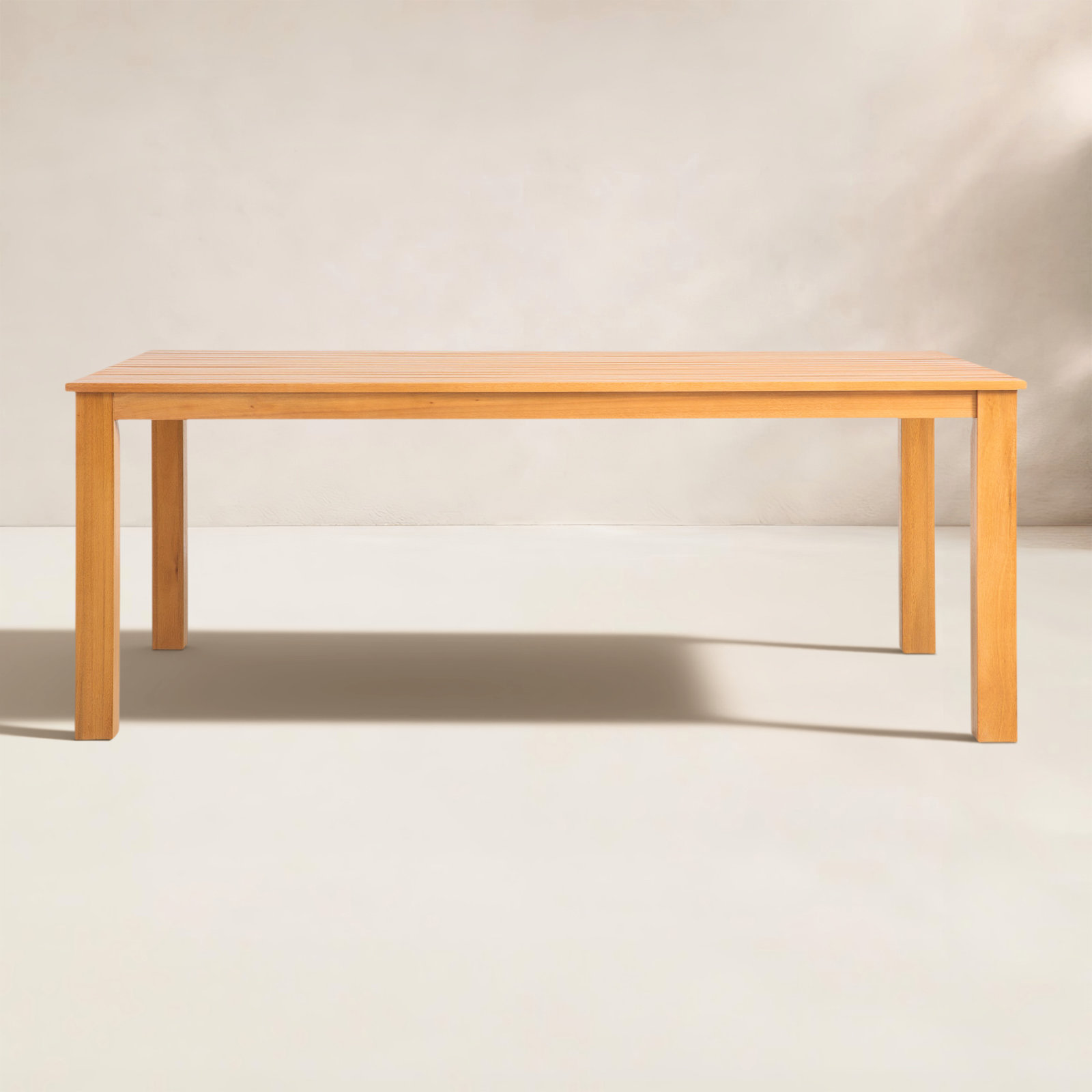 Alsey 76" Eucalyptus Patio Dining Table