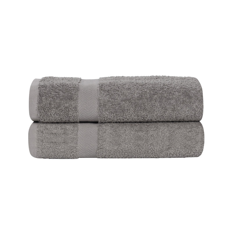 Franklin 100% Cotton Lightweight Quick-Drying Bath Sheet, Charcoal