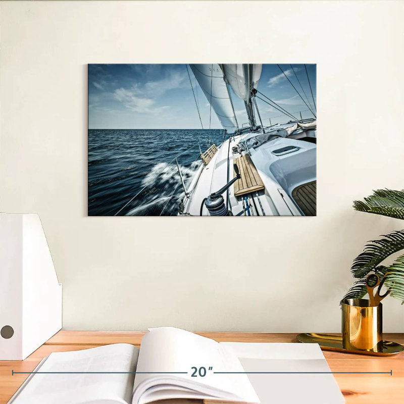 Mehar Sailboat Adventure, 8" H x 12" W