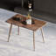 Table de salle à manger rectangulaire en bois aggloméré avec cadre en métal-1852183205