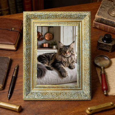 Cadre photo mural antique avec protecteur photo 1 po 5 po x 7 po