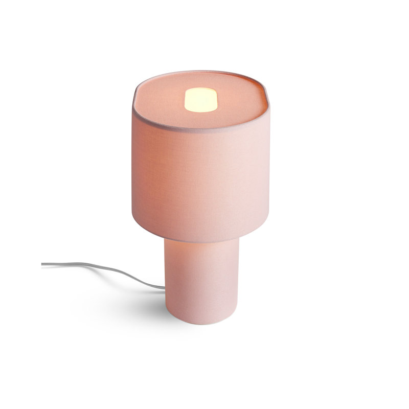 Hilla Table Lamp, Blush, 21”H x 18” W x 13” D
