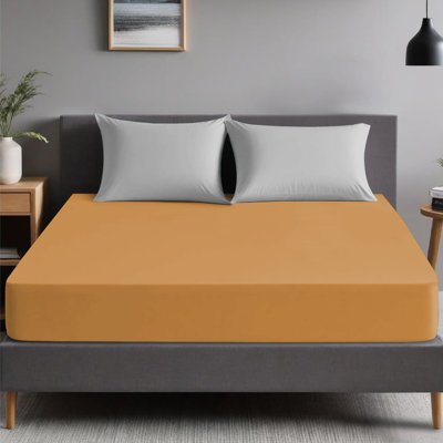 Premium Microfiber Fitted Sheet - 40 cm Deep Pocket, Ultra-Soft, Wrinkle-Resistant & Easy Care  