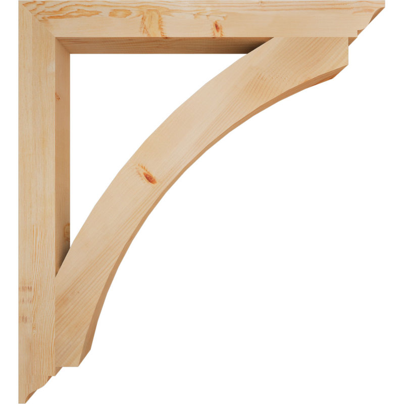 Thorton Traditional Bracket, 44"H x 3.5"W x 40"D, Douglas Fir (Smooth)