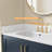 36" Solid Surface Backsplash In White
