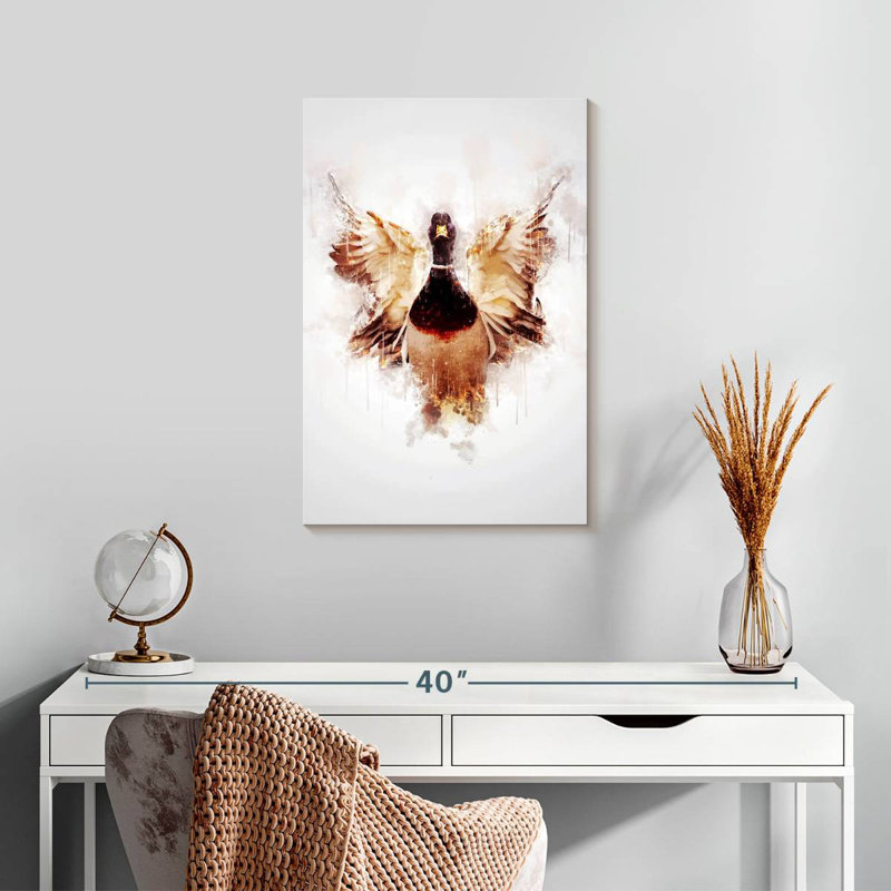 Brampt Drake Duck, 24" H x 16" W