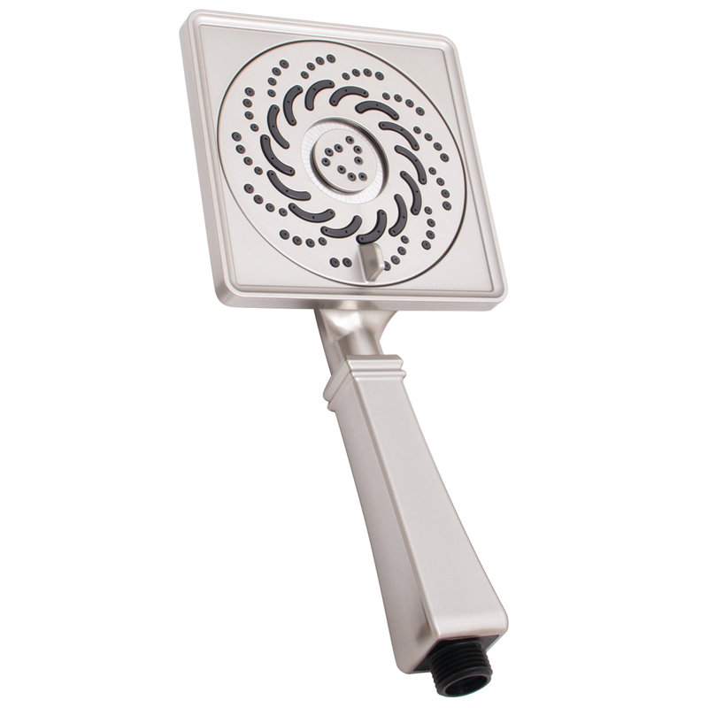 Rainier Exhilaration Multi Function Handheld Shower Head, Brushed Nickel