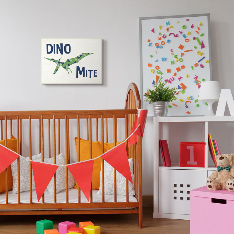 Motif de dinosaures Leithow Dino, H 13 po x l 19 po x P 0,5 po, Plaque murale