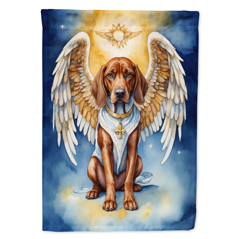 Drapeau Redbone Coonhound My Angel House