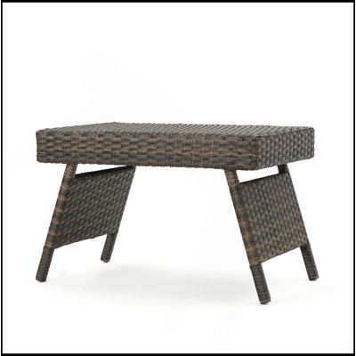 SALEM PE Snack Table, Weather-Resistant And Low-Maintenance For Outdoor Entertaining And Relaxation