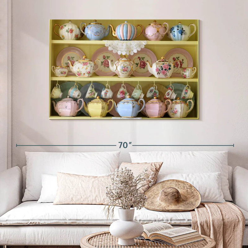 Senne Teaware Collection, 32" H x 48" W