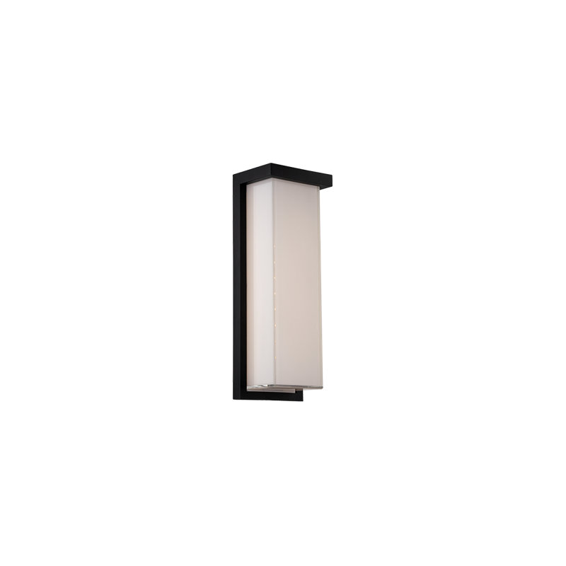Ledge Wall Light, Black, 8" H x 6" W x 4" D, 2700K
