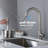 Touch Operated Kitchen Faucet With Pull-Down Spray - 360-Degree Rotation, Rust, Brushed Nickel, Stainless Steel Pull Down And Control Swivel, Stable Water Supply-236016548