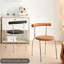 Chaise d'appoint moderne à dossier solide noir (ensemble de 2)-2122335199