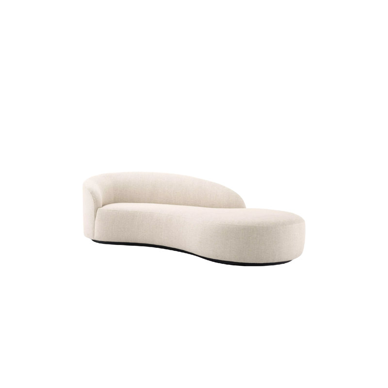Bernd Upholstered 97.64'' Sofa, Cream