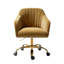 Chaise de travail en velours Adan-911968071