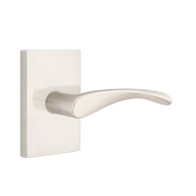 Triton Wave/Drop Passage (Hall & Closet) Door Lever with Rectangle Rosette