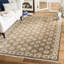 Oushak Oriental Hand-Knotted Wool Brown Area Rug-1162184883