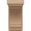 Corbeau en bois de cèdre brut Warren Rough 5 po x P 5 po x H 10 po-88293107