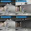 Silver Battery Powered Outdoor Sconce