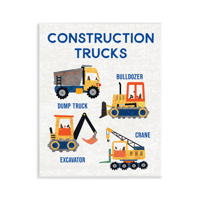 Plaque éducative pour camion de construction, conception par Conrad Knutsen