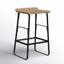 Tabouret de bar et de comptoir en bois massif Lada-394136098