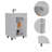 2-Shelf Rectangle Freestanding Vanity Cabinet