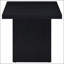 Ensemble de tables basses modernes 2 pièces en noir mat, parfait pour un décor de salon élégant et fonctionnel