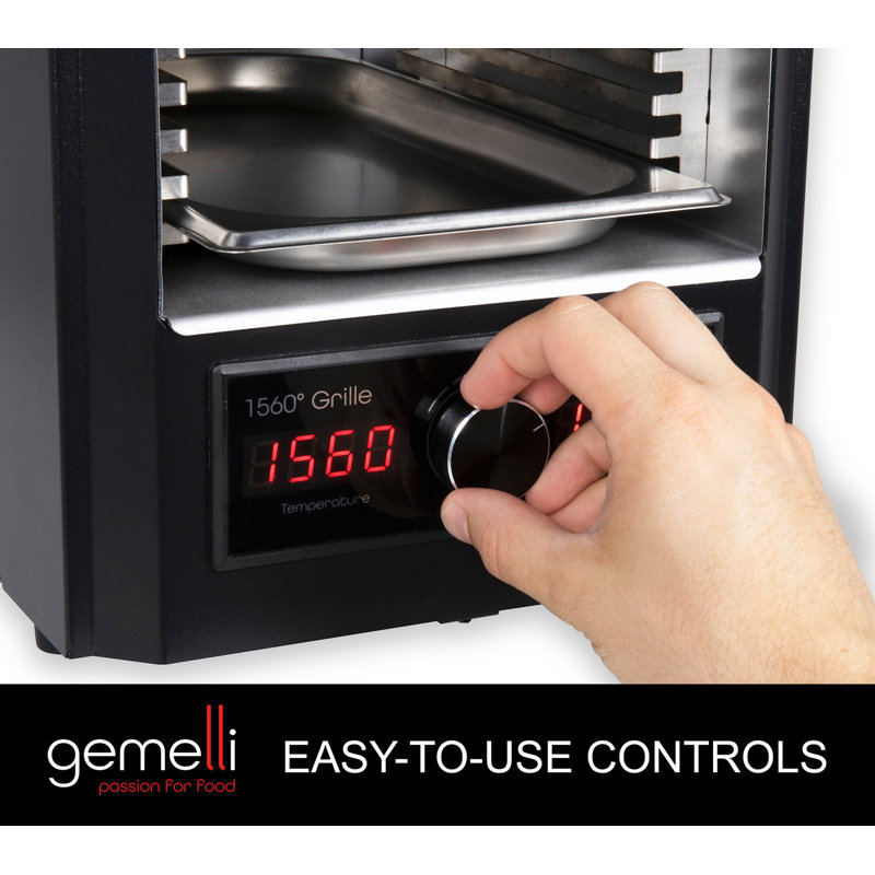 Gemelli 10'' Smokeless Electric Grill