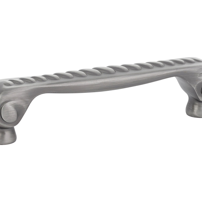 Rope Arch Pull, 4", Pewter