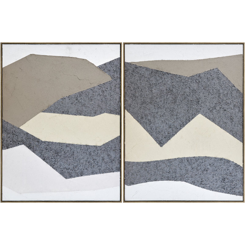 Lazio Wall Art, Light Gray/Taupe, Brown