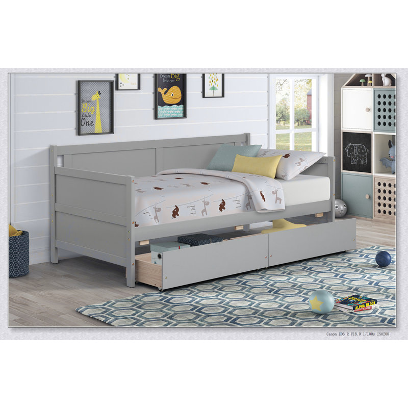 Daybed With Two Drawers, Sofa Bed,Storage Drawers