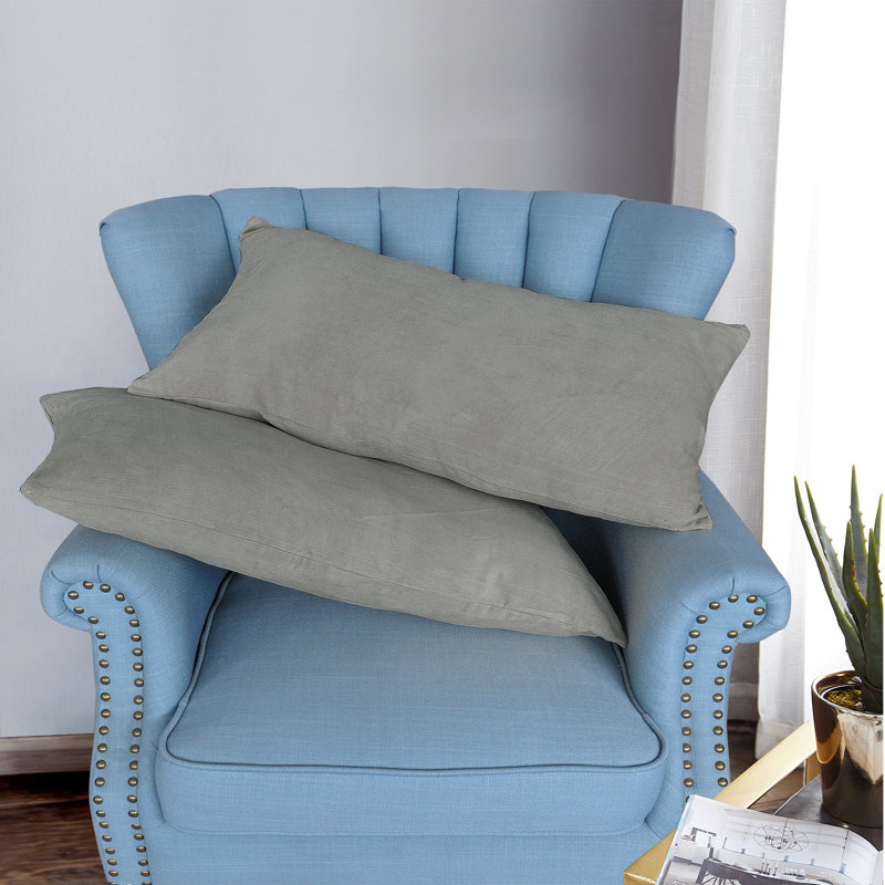Rectangular Pillow Cover, Flint Gray