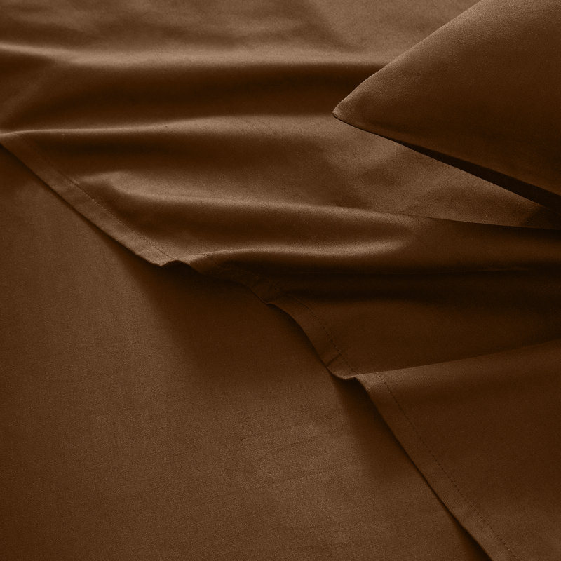Ensemble de 4 valises pour chambre d'amis, Ensemble de draps très grand + 2 taies d'oreiller, Cannelle