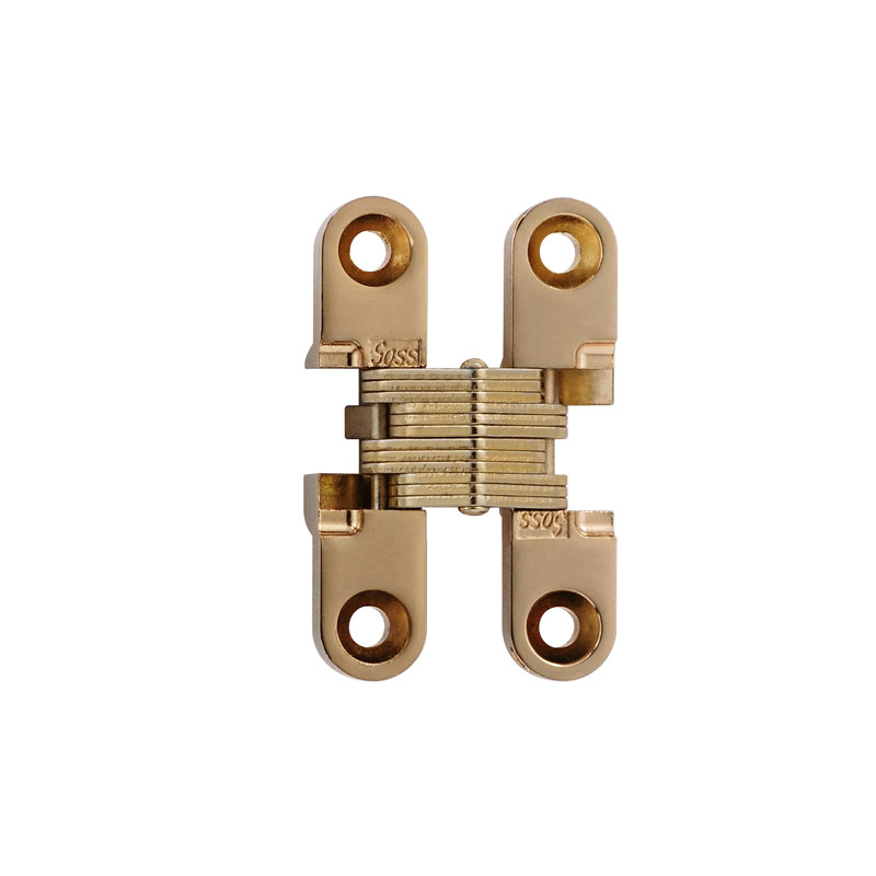 SOSS Model 101 for 1/2" Thick Material, Bright Brass