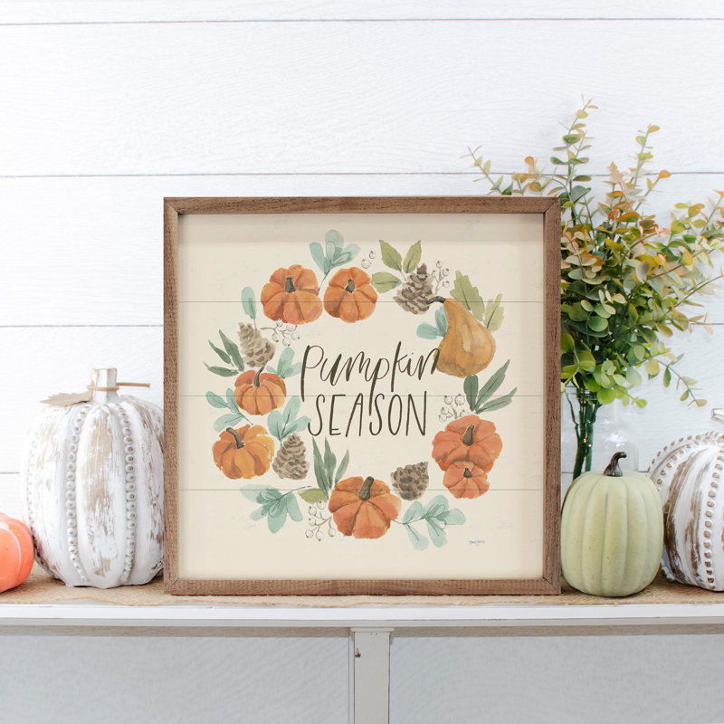 Couronne «Hello Pumpkin II Season» par Jenaya Jackson, H 12 po x l 12 po