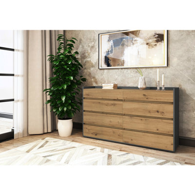 Danan 142cm W 8 - Drawer Chest of Drawers