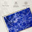 Abstrait bleu marbré Avery