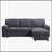 Comfortable Upholstery Sleeper Sectional Sofa with Storage Functionality-2146741668