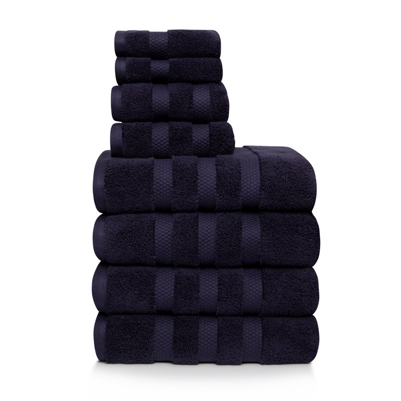 Espinoza 100% Cotton Plush Mulit-Size Set, Navy