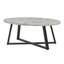 Ensemble de tables basses 3 pièces Modern Harmony avec plateau en panneau de fibres à densité moyenne et pieds en bois d'hévéa massif, parfait pour les espaces de vie contemporains-1341199085