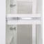 Armoire de rangement Farmry Kitchen Pantry avec portes en verre - Tablette de rangement coulissante multifonctionnelle