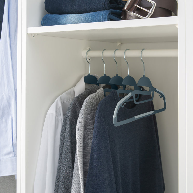  Ensemble de 128 cintres gris foncé, Gris